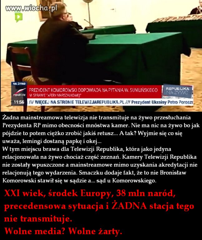 Wolna Polska, wolne media,