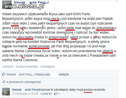 Szef szefów Marek Listonosz