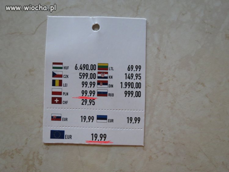 Po ile w końcu Euro