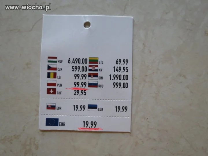 Po ile w końcu Euro