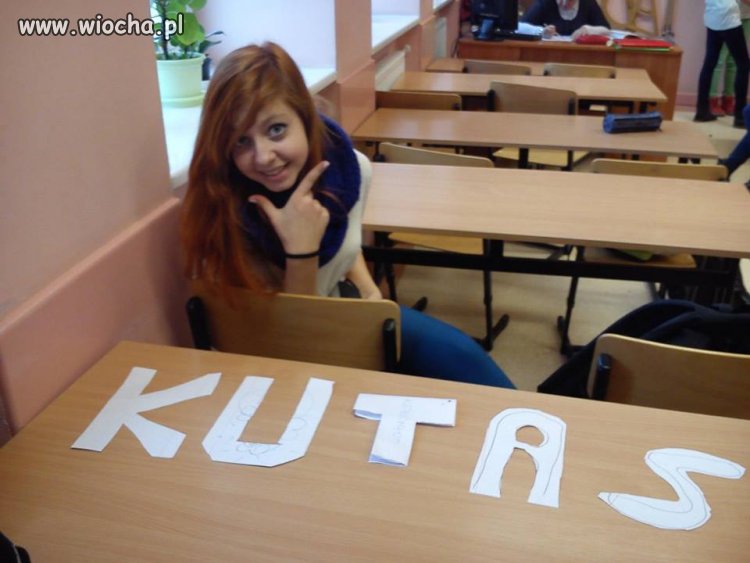 Tymczasem na lekcji w gimnazjum..