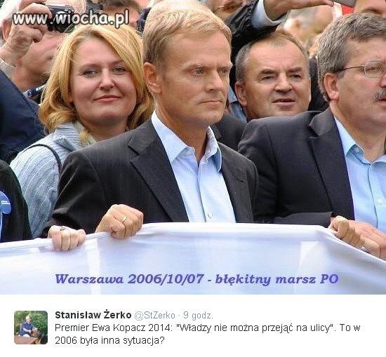 Dzis PO jak zwykle odwraca kota ogonem