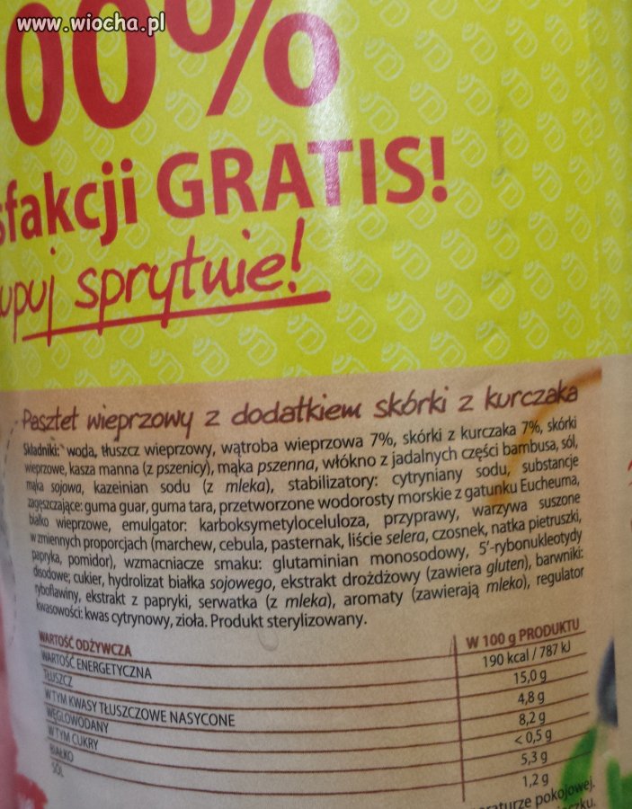 Pasztet 100% satysfakcji