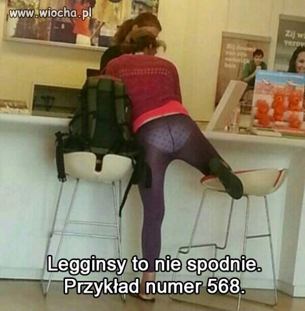 Leginsy to nie spodnie
