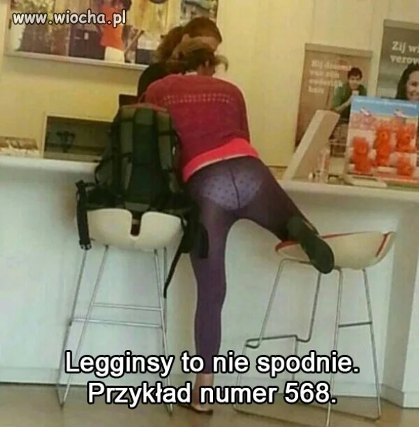 Leginsy to nie spodnie