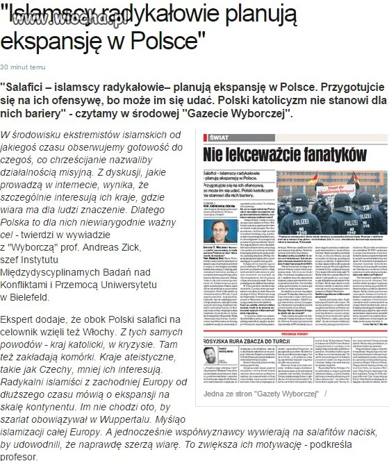 Już ja ich kurna przywitam!