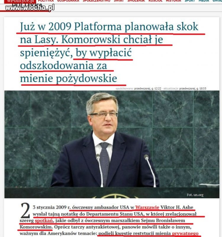 Wszystko co nasze Polsce oddamy, a co nie ...