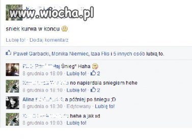 Dysortografia ? "SNIEK KU**A W KONCU"