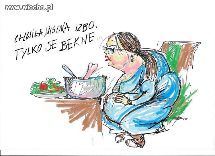 Tymczasem na ul Wiejskiej. 