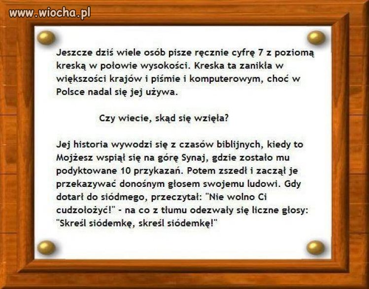 A teraz mały wykładzik 