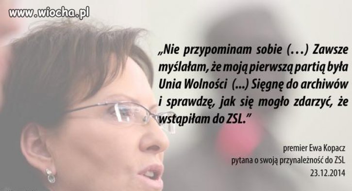 Problemy z pamięcią nękają premier i prezydenta.
