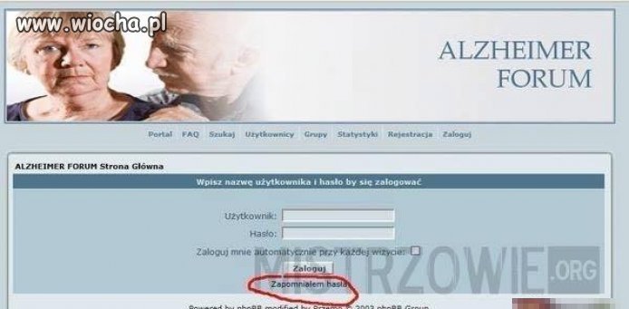 Zapomniałem hasła