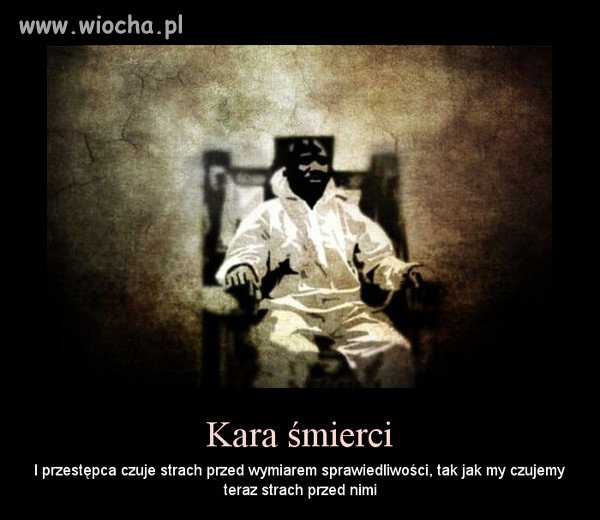 Kara śmierci w Polsce za największe zbrodnie