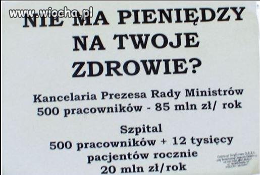NFZ ma swoje potrzeby.