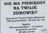 NFZ ma swoje potrzeby.