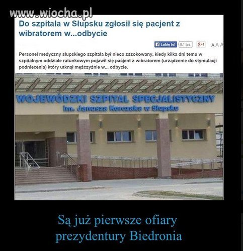 Słupsk na pewno nie wybaczy Biedroniowi