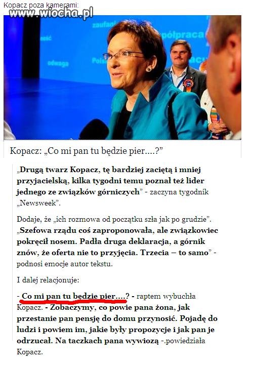 Albo negocjujecie i bierzecie ochłapy 