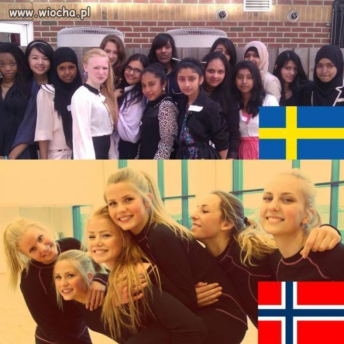 Szwecja i Norwegia.