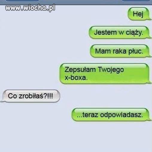 Zepsułam Twojego x-boxa