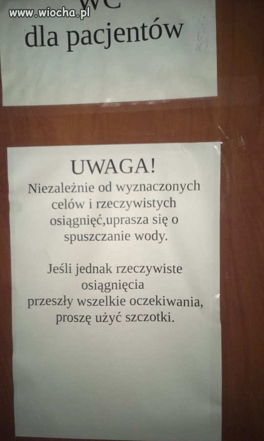 WC dla pacjentów 