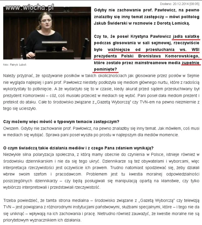 Prawdziwą aferę zakryli