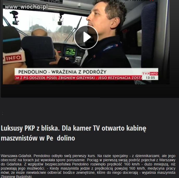 Hahaha Pedolinio nie pojedzie ponad 160km/h