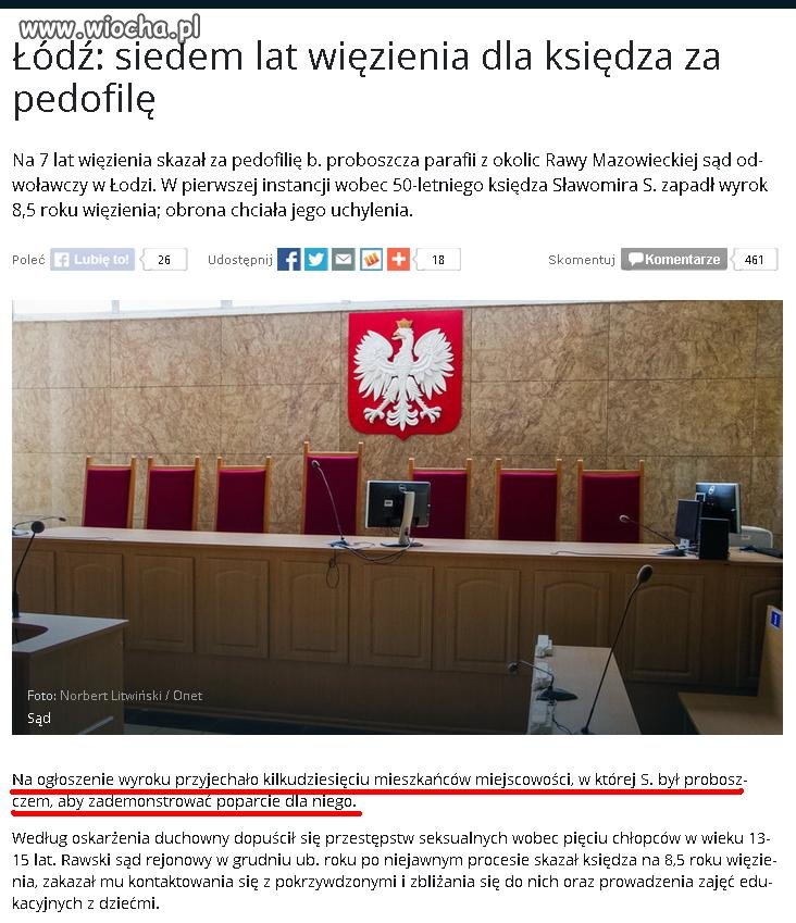 Demonstracja poparcie dla pedofila!!!
