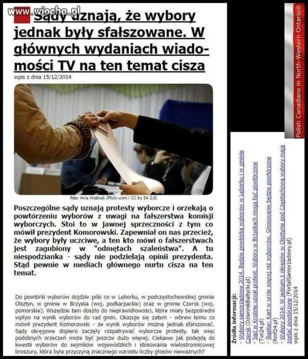 Sfałszowane wybory