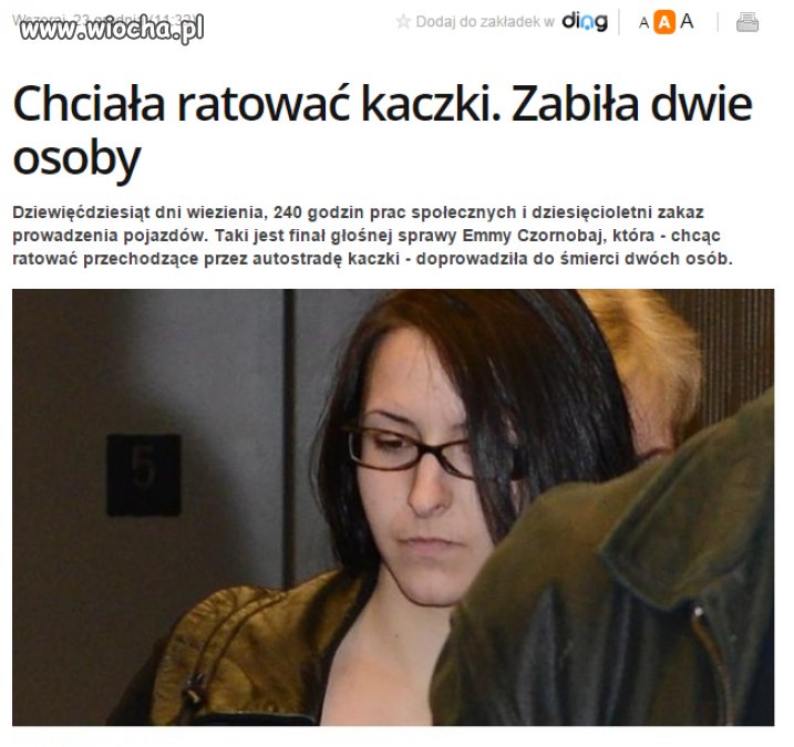 Kobieta ekolog za kierownicą.