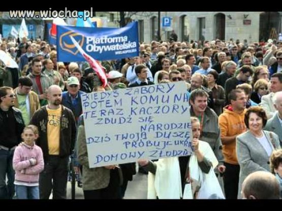 Ciekawe czy wiedzieli jakich zlodzei popierali?
