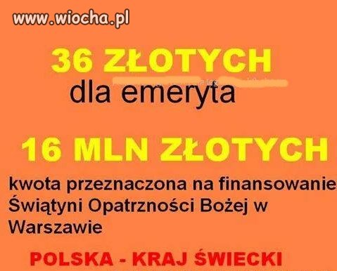 Ciekawe z czego sie będa cieszyć emeryci