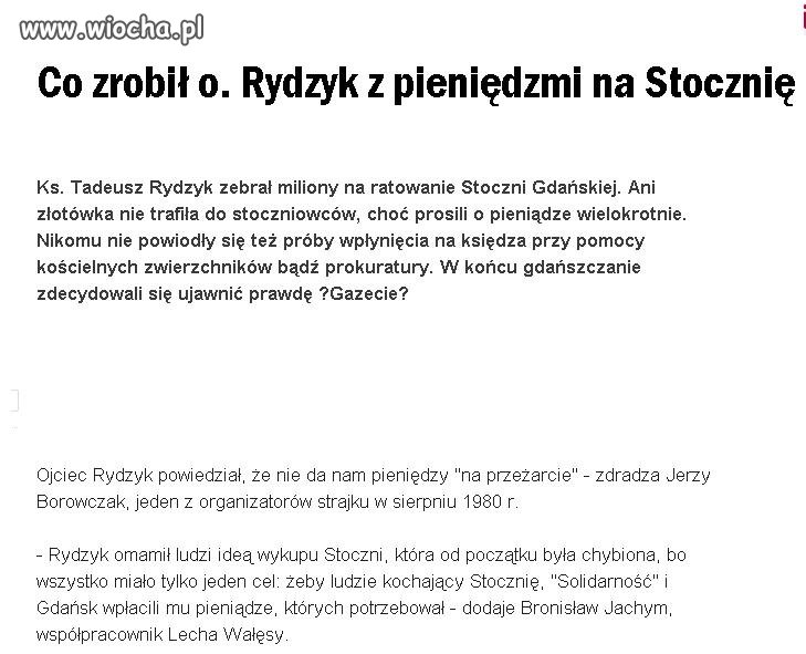 A teraz ogłosił zbiórkę na ratowanie Polskości... 