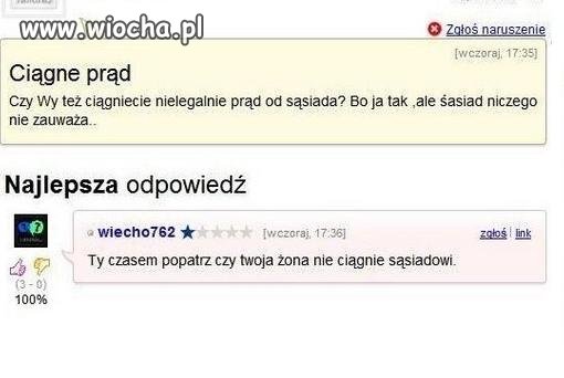 Nie ma nic za darmo