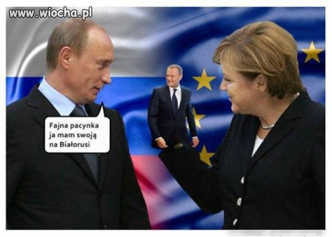 Fajną sobie kukłę wstawiłam na prezia UE?