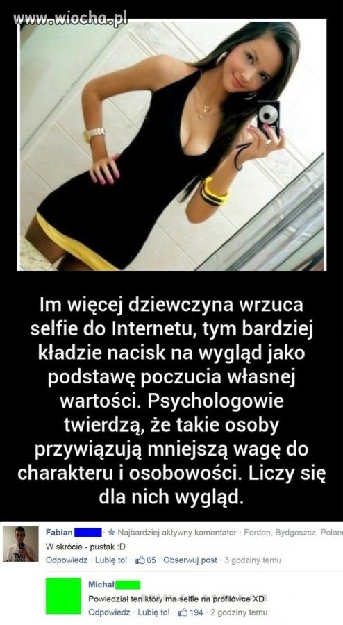 Fakt o selfie