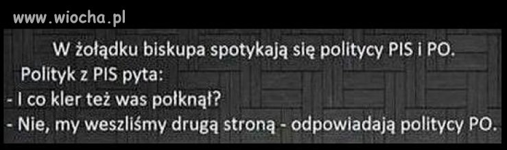 Pozwolę sobie dodać mały dowcip 