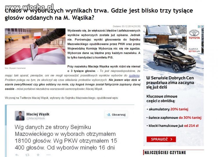 Ile jeszcze tych kpin z Wyborców???!