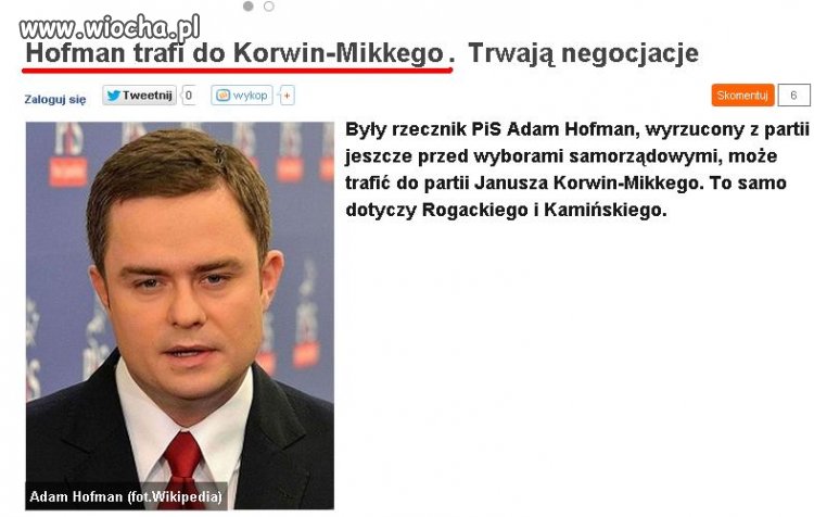 No to będzie ta nowa jakość w polityce 