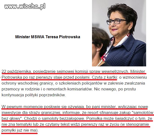Samoloty bez głowy?!
