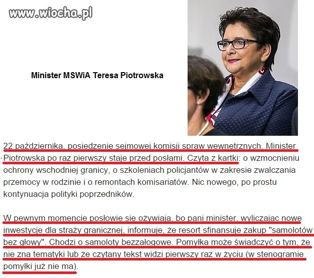 Samoloty bez głowy?!
