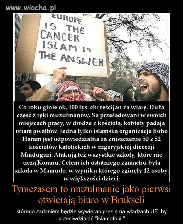 My musimy ich tolerować, oni nie...