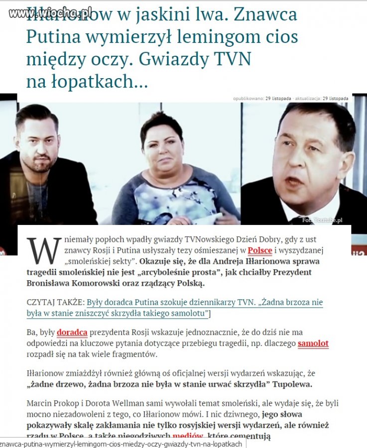 Lemingom świat się wali na łeb...