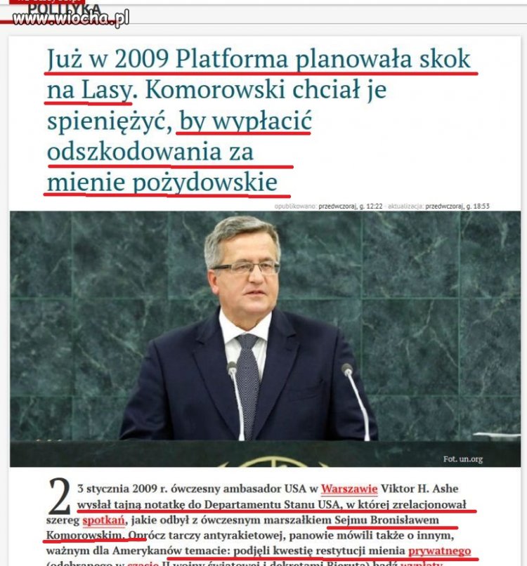 "Wszystko co nasze POLSCE oddamy, a co nie ..."