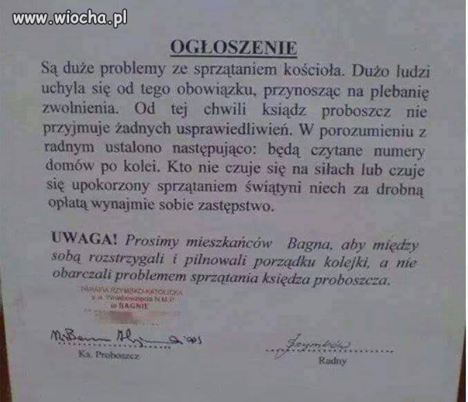 Sprzątanie świątyni