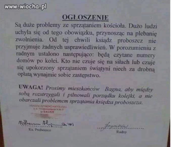 Sprzątanie świątyni