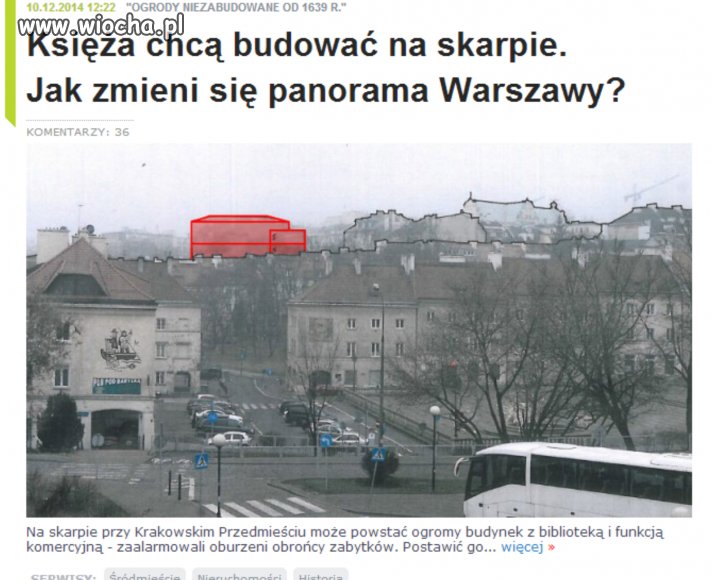 Skarpa jest wpisana do 