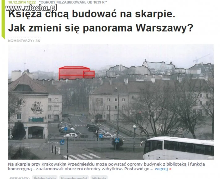 Skarpa jest wpisana do 