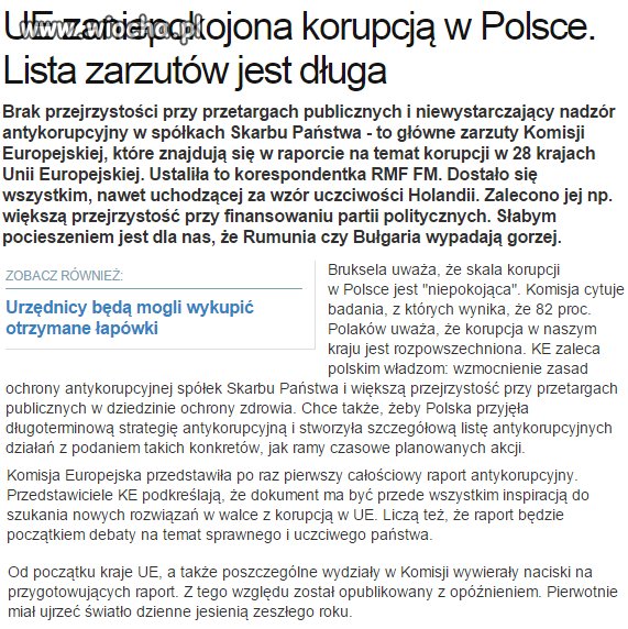W UE zaniepokojeni, w POlsce przyzwyczajeni...