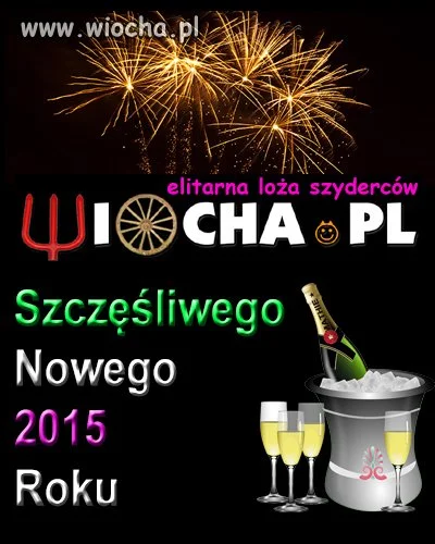 Szampańskiej zabawy i Szczęśliwego Nowego Roku