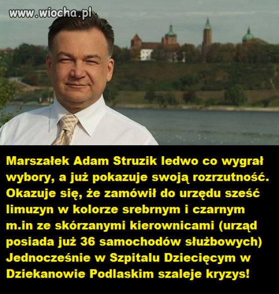 Samochody służbowe dla Urzędu ważniejsze